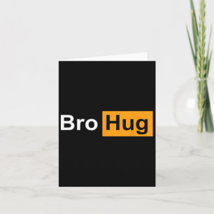 Tarjeta Gracioso Bro Hug Bodybuilding Poderoso Gimnasio De