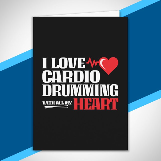 Tarjeta Gracioso Cardio Drumming Cita Fitness Motivation (Subido por el creador)
