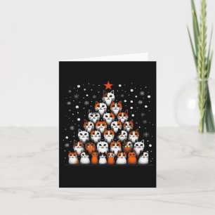 Tarjeta Gracioso Cat Santa Christmas Tree Gats Xmas Tree M