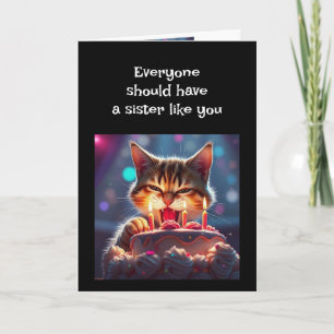 Tarjeta Gracioso cumpleaños Hermana Perro Humor animal