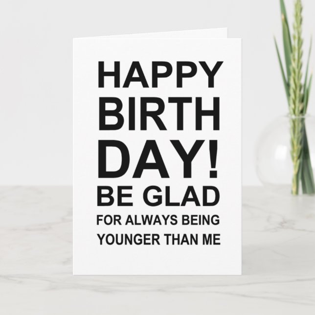 Tarjeta Gracioso deseo de cumpleaños feliz bíblico (Anverso)