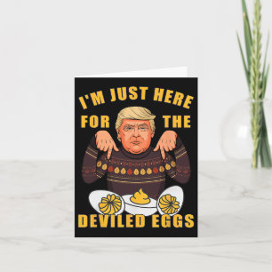 Tarjeta Gracioso Día de Acción de Gracias de Trump, estoy 