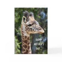 Gracioso Día de la Madre Girafa, ¡del lindo! #2