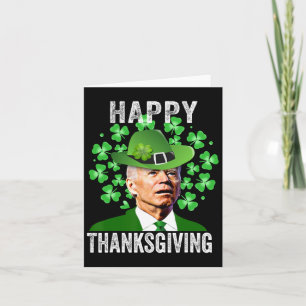 Tarjeta Gracioso Día De San Patrón Joe Biden Confundió Fel