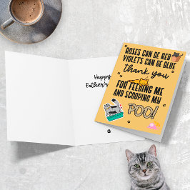 Tarjeta Gracioso Día del Padre Feliz Amarillo Amarillo des