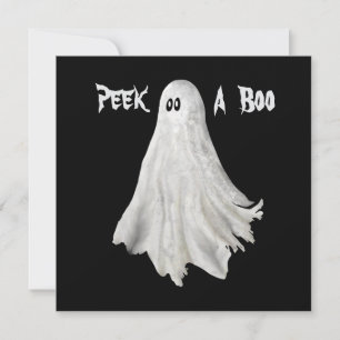 Tarjeta Gracioso Fantasma Del Pasado Dibujo De Halloween