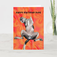 Gracioso Fiesta de Perro Animal Feliz Cumpleaños