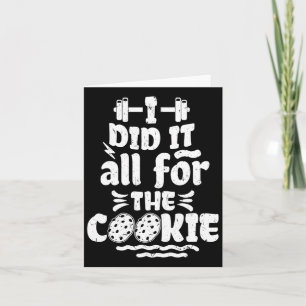 Tarjeta Gracioso Fitness Workout Gym Peso Levantamiento Bo