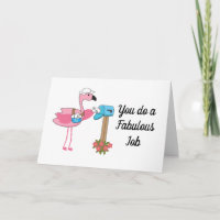 Gracioso flamingo de Florida Mail Lady Carrier