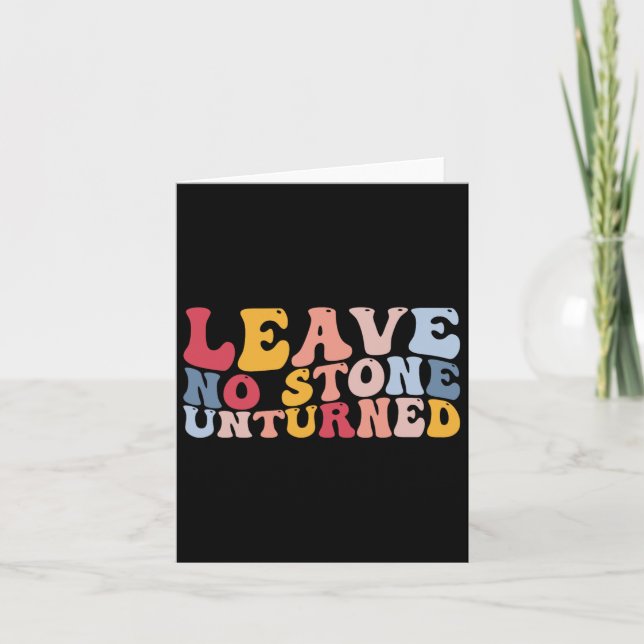 Tarjeta Gracioso Geólogo Geológico Rockhounding No Ston (Anverso)