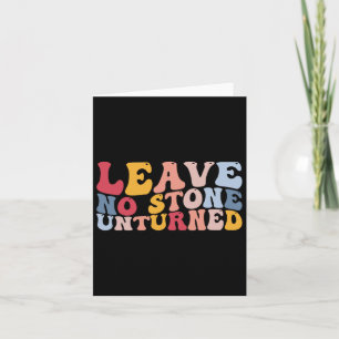 Tarjeta Gracioso Geólogo Geológico Rockhounding No Ston