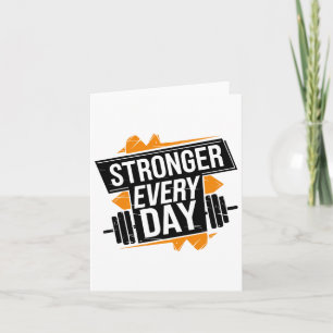 Tarjeta Gracioso Gimnasio Fitness Bodybuilding Sports Weib