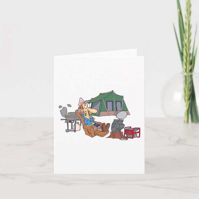 Tarjeta Gracioso glamping Personalizado de lujo camping (Subido por el creador)