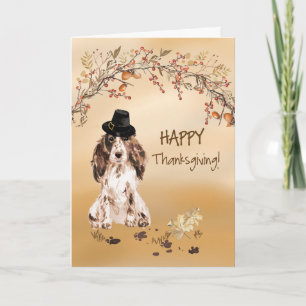 Tarjeta Gracioso Gorra de Cocker Pardo Spaniel