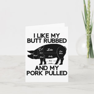 Tarjeta Gracioso Grill Bbq Rub Byrbecue Lover Regalos S