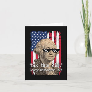 Tarjeta Gracioso impuesto de George Washington este D 4 de