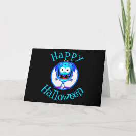 Tarjeta Gracioso, monstruo, Halloween
