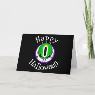Tarjeta Gracioso, monstruo, Halloween