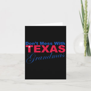 Tarjeta Gracioso No Se Entretienen Con Los Abuelos De Texa