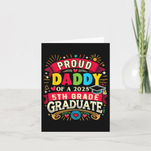 Tarjeta Gracioso Papi Orgulloso De Un Cl De Gradua De 5º G