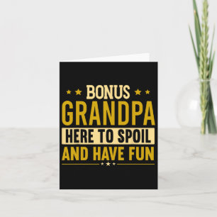 Tarjeta Gracioso paso Abuelo Bonus Abuelo