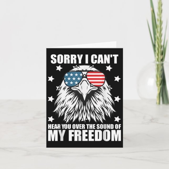 Tarjeta Gracioso Perdón Por No Poder Escucharte Por El Son (Anverso)