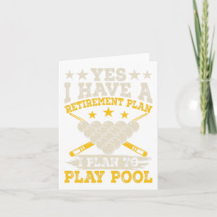 Tarjeta Gracioso Plan De Jubilación Para Jugar Al Grupo