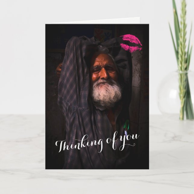 Tarjeta Gracioso, Ponte Bien Pronto. chico indio (Anverso)