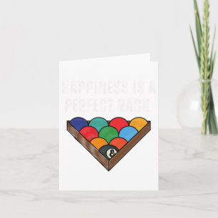 Tarjeta Gracioso Pool Perfect Rack Billiards Tee