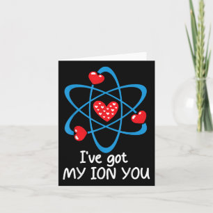 Tarjeta Gracioso Profesor De Ciencia Día de San Valentín,