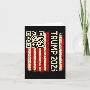 Tarjeta Gracioso Qr Donald Trump bailando con el vídeo de 
