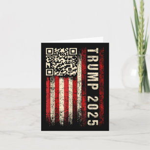 Tarjeta Gracioso Qr Donald Trump bailando con el vídeo de