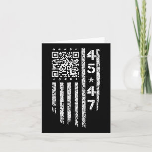 Tarjeta Gracioso Qr ha vuelto al código del presidente Tru
