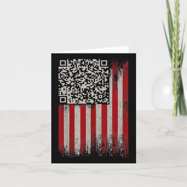 Tarjeta Gracioso Qr Trump Bailando código 1 (Anverso)
