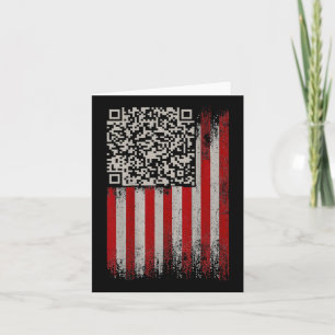 Tarjeta Gracioso Qr Trump con código de baile