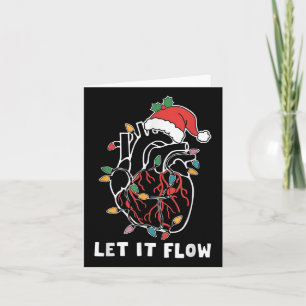 Tarjeta Gracioso Que fluya Anatomía Corazón Enfermera Card