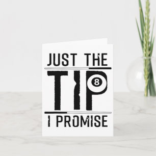 Tarjeta Gracioso Regalo De Billar De 8 Ll Para Hombres Muj