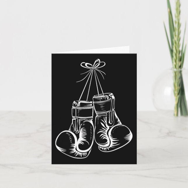 Tarjeta Gracioso Regalo De Boxeo Para Hombres Mujeres Guan (Anverso)
