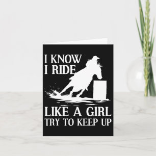 Tarjeta Gracioso Regalo De Carreras Rrel Para Mujeres Chic