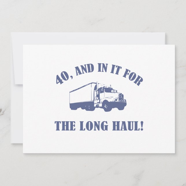 Tarjeta Gracioso regalo de cumpleaños 40 (Anverso)