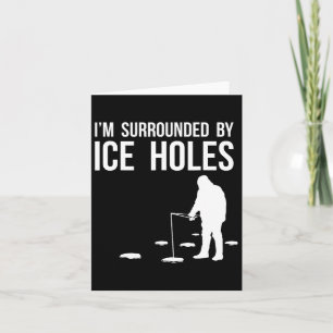 Tarjeta Gracioso regalo de diseño de pesca de hielo que es