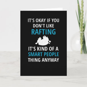 Tarjeta Gracioso regalo de Rafting   Rafting Rafter
