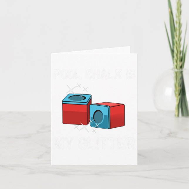 Tarjeta Gracioso Regalo Del Jugador De Piscina Para Hombre (Anverso)