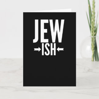 Tarjeta Gracioso regalo judío para el Barco Mitzvah o Hanu