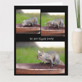 Tarjeta Gracioso retiro de ardilla de la banda