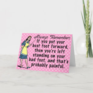 Tarjeta Gracioso retroceso mejor desmotivacional