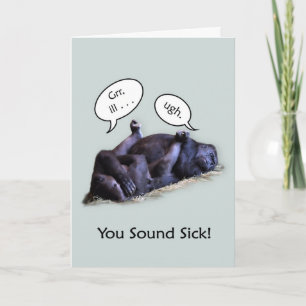 Tarjeta Gracioso, Sleeping Sick Gorillas