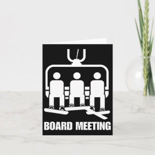 Tarjeta Gracioso Snowboard Shirder Snowboarder Snowboard L