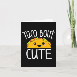 Tarjeta Gracioso Taco Lover Shirt Taco Bout Cute Chica Niñ