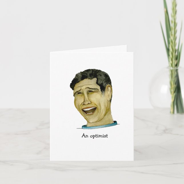 Tarjeta Gracioso tipo optimista (Anverso)